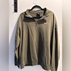 Nike Sage Green Quarter-Zip Pullover